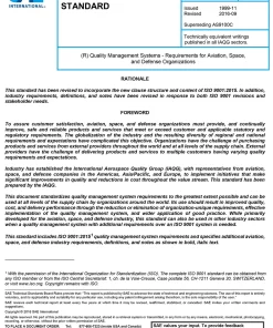 SAE AS9100D Standard PDF