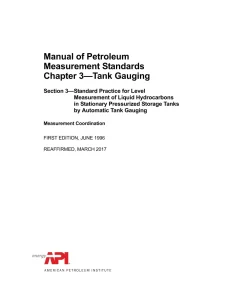 API MPMS Chapter 3.3 (R2022) pdf