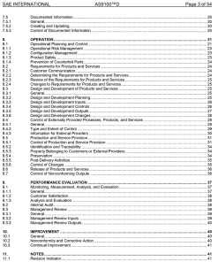 SAE AS9100D Standard PDF