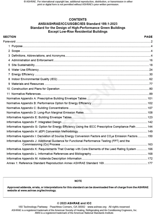 ASHRAE/ICC/USGBC/IES 189.1-2023 pdf