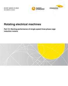 AS IEC 60034.12:2023 pdf