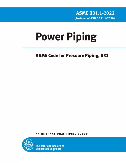 ASME B31.1-2022 PDF