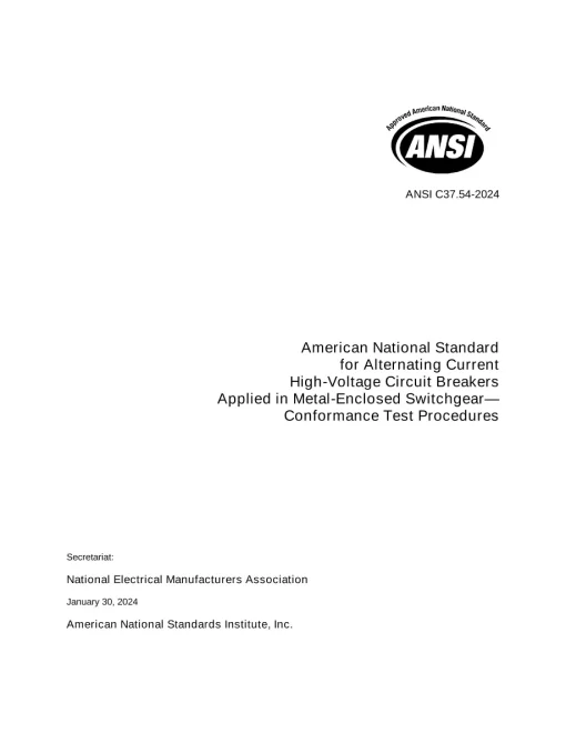 ANSI C37.54-2024 pdf