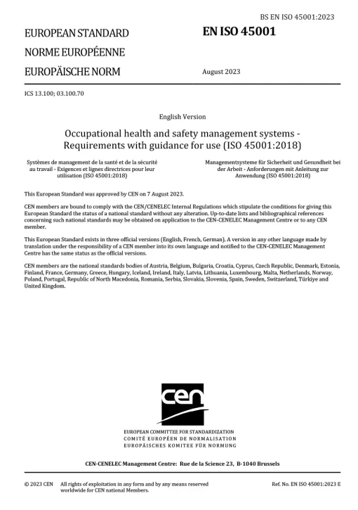 BS EN ISO 45001-2023 pdf