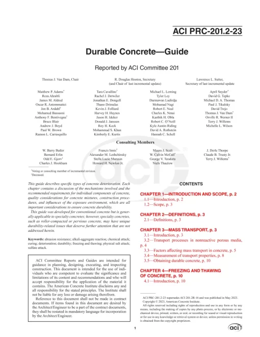 ACI PRC-201.2-23 pdf