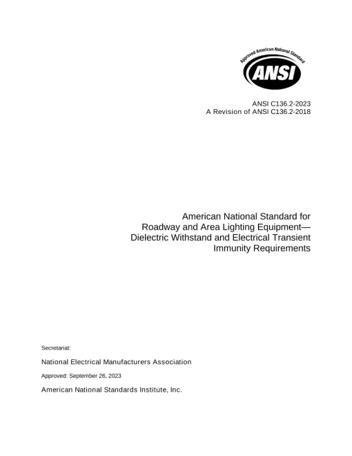 ANSI C136.2-2023 pdf