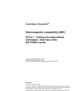 AS IEC 61000.4.1:2017 pdf