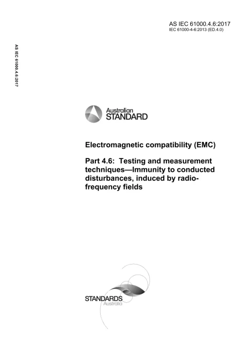 AS IEC 61000.4.6:2017 pdf