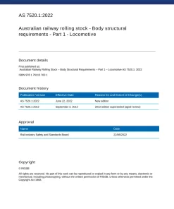 AS 7520.1:2022 pdf