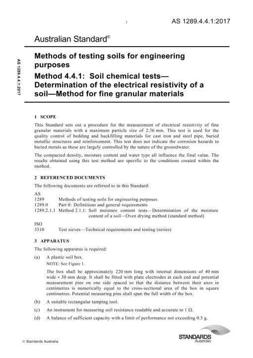 AS 1289.4.4.1:2017 pdf