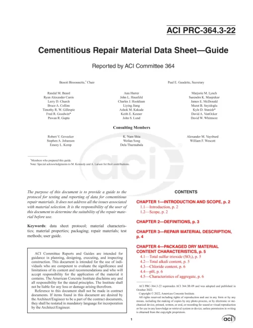 ACI PRC-364.3-22 pdf