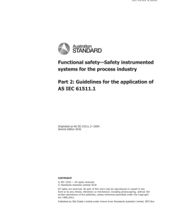 AS IEC 61511.2:2018 pdf