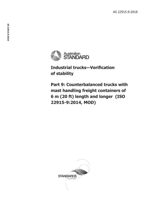 AS 22915.9:2018 pdf