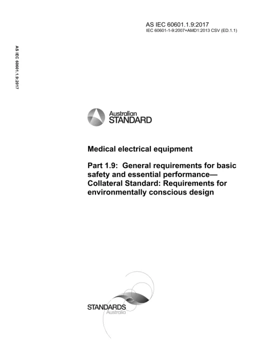 AS IEC 60601.1.9:2017 pdf