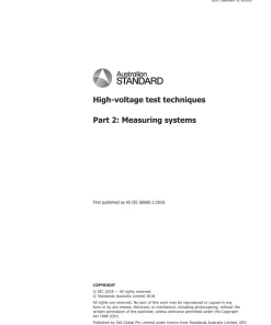 AS IEC 60060.2:2018 pdf