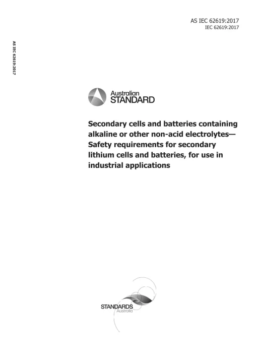 AS IEC 62619:2017 pdf