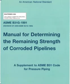 ASME B31G-1991 (R2004) pdf