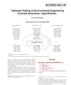 ACI SPEC-350.1-22 pdf