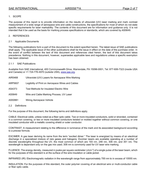 SAE AIR5558A pdf