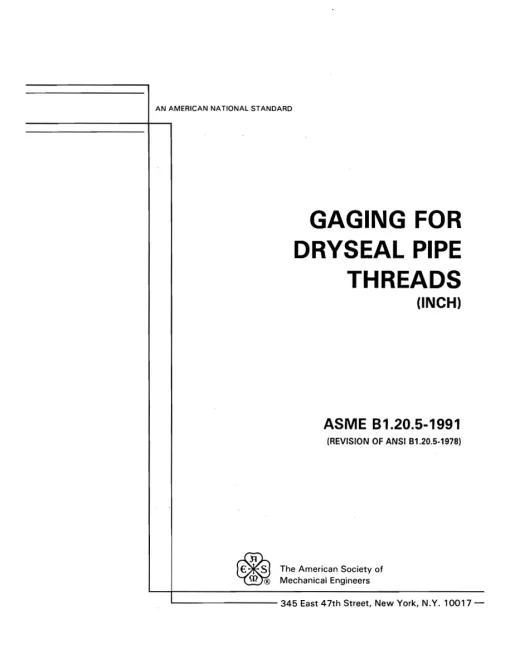 ASME B1.20.5-1991 (R2019) pdf