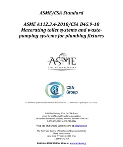 ASME A112.3.4-2018/CSA B45.9-18 (R2023) pdf