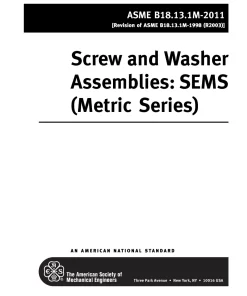 ASME B18.13.1M-2011 (R2022) pdf