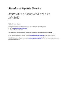 ASME A112.6.8-2022/CSA B79.8:22 pdf