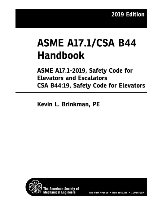 ASME A17.1/CSA B44-2019 Handbook pdf