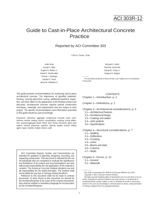 ACI 303R-12 pdf