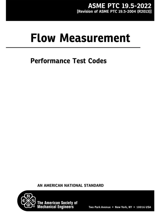 ASME PTC 19.5-2022 PDF