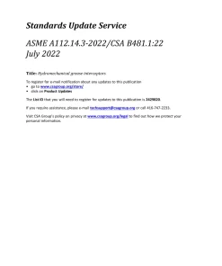 ASME A112.14.3-2022/ CSA B481.1:22 pdf