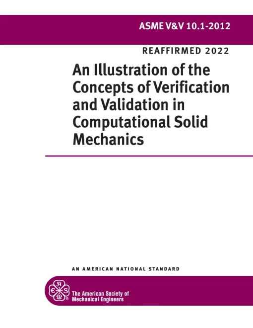 ASME V&V 10.1-2012 (R2022) pdf