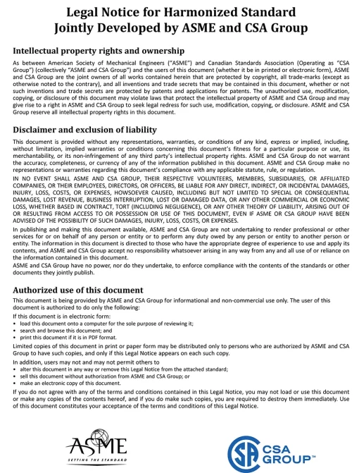 ASME A17.9-2023/CSA B44.9:23 PDF