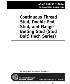 ASME B18.31.2-2014 (R2019) pdf