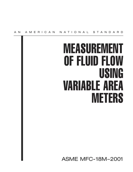 ASME MFC-18M-2001 (R2016) pdf