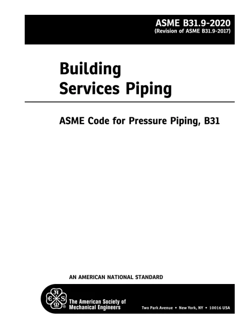 ASME B31.9-2020 pdf