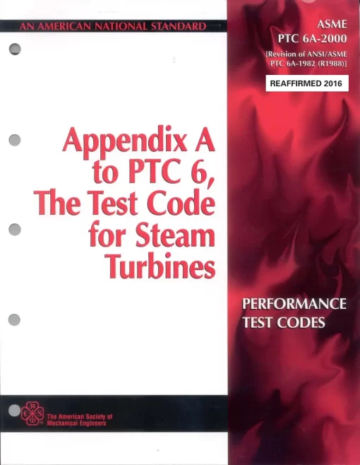 ASME PTC 6A-2000 (R2016) pdf