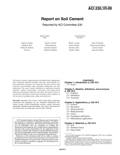 ACI 230.1R-09 pdf