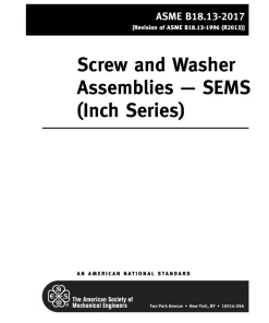 ASME B18.13-2017 (R2022) pdf