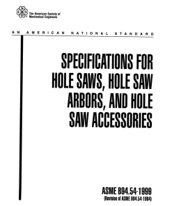 ASME B94.54-1999 (R2020) pdf