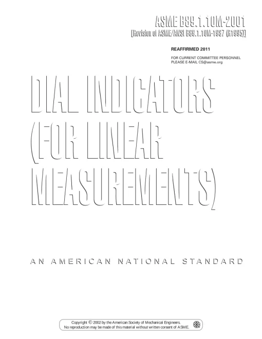 ASME B89.1.10M-2001 (R2021) pdf