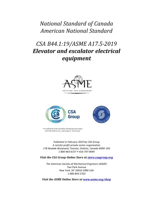 ASME A17.5-2019/CSA B44.1:19 pdf