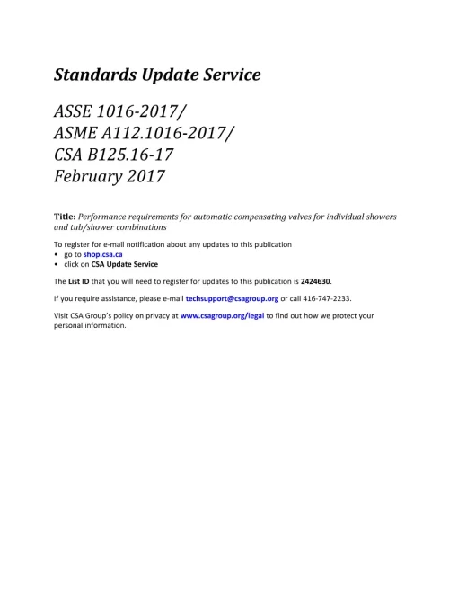 ASME A112.1016-2017/ASSE 1016-2017/CSA B125.16-17 pdf