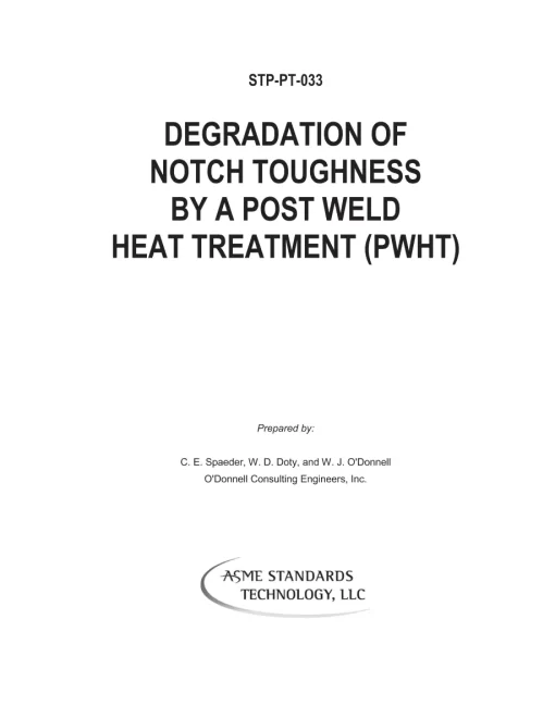 ASME STP-PT-033 pdf