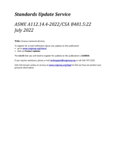 ASME A112.14.4-2022/ CSA B481.5:22 pdf