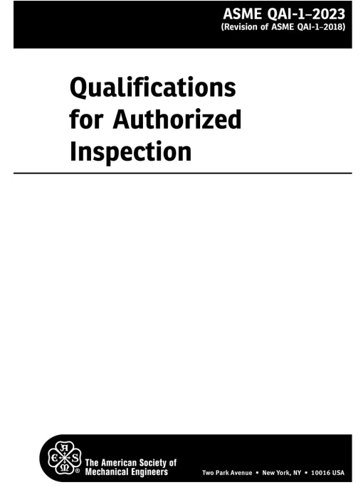 ASME QAI-1-2023 PDF