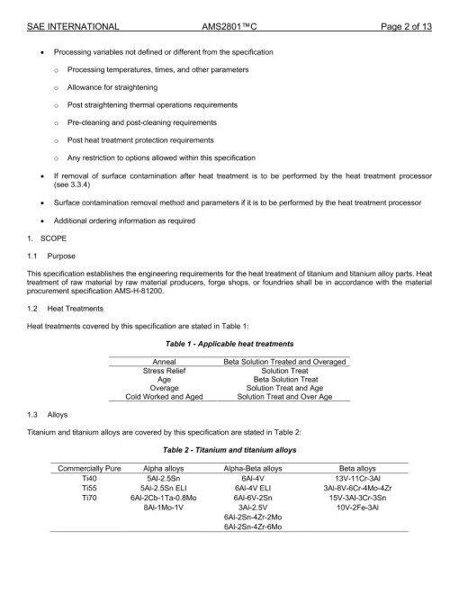 SAE AMS2801C pdf