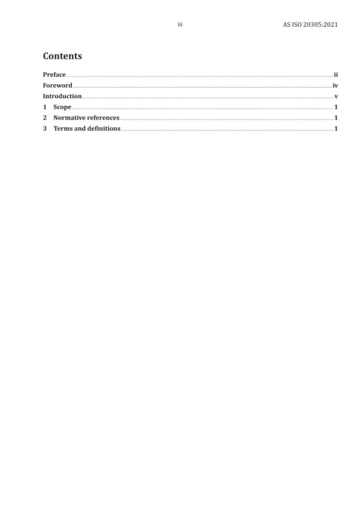 AS ISO 20305:2021 pdf