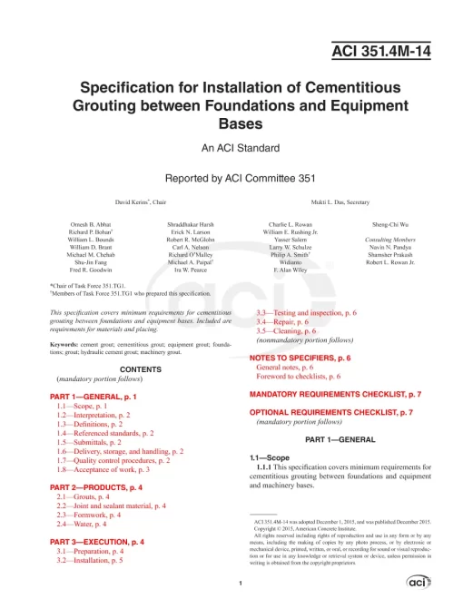 ACI 351.4M-14 pdf