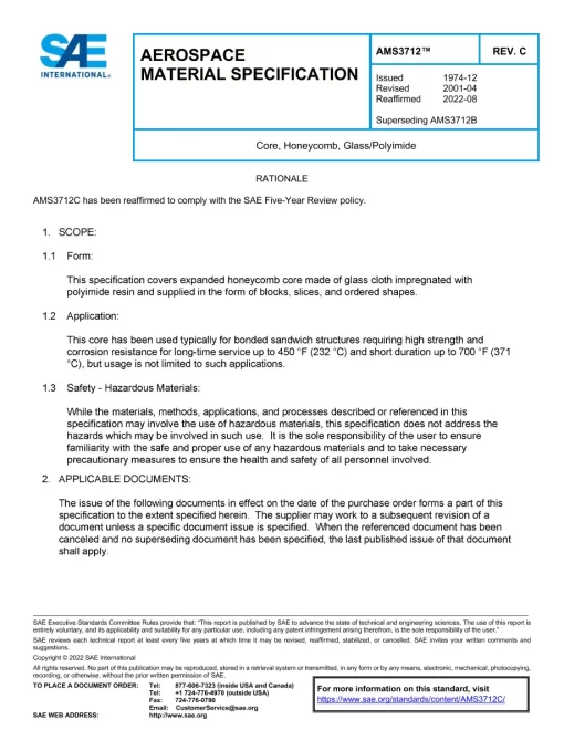 SAE AMS3712C pdf